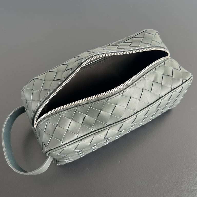 Bottega Veneta Intrecciato Toiletry Case Deep Green - 6