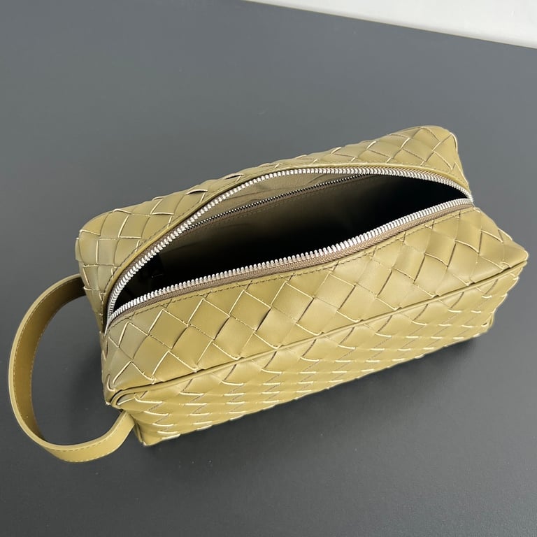 Bottega Veneta Intrecciato Toiletry Case Earth Brown - 6