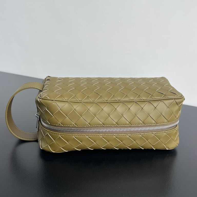 Bottega Veneta Intrecciato Toiletry Case Earth Brown - 7