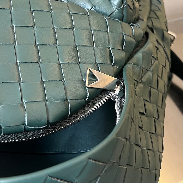 Bottega Veneta Intrecciato Leather Backpack 730728 Green - 4