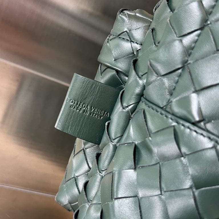 Bottega Veneta Intrecciato Leather Backpack 730728 Green - 6