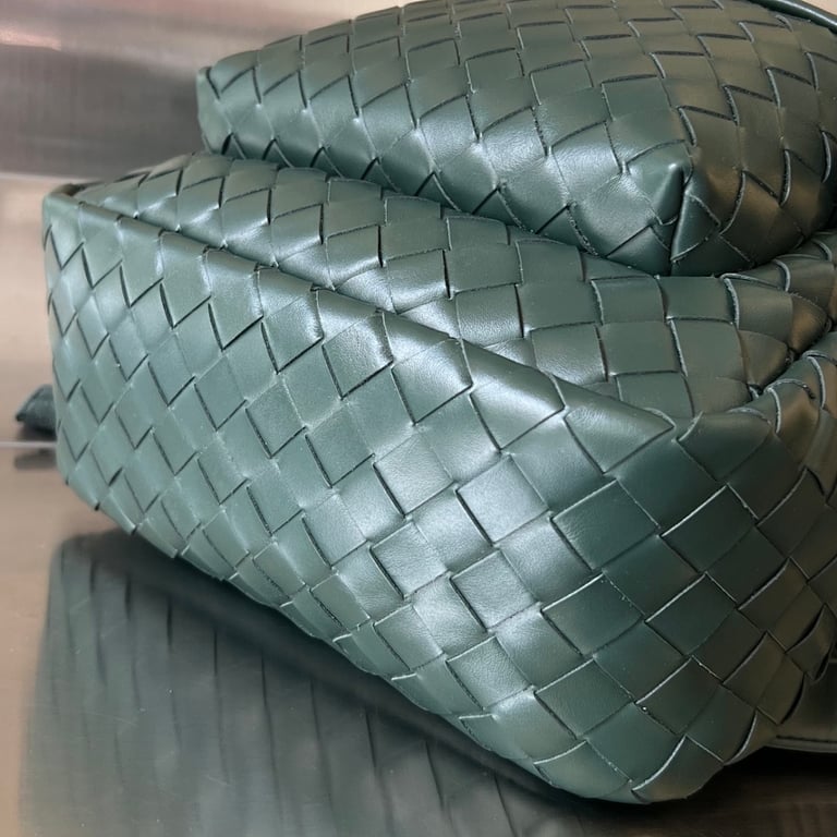 Bottega Veneta Intrecciato Leather Backpack 730728 Green - 7