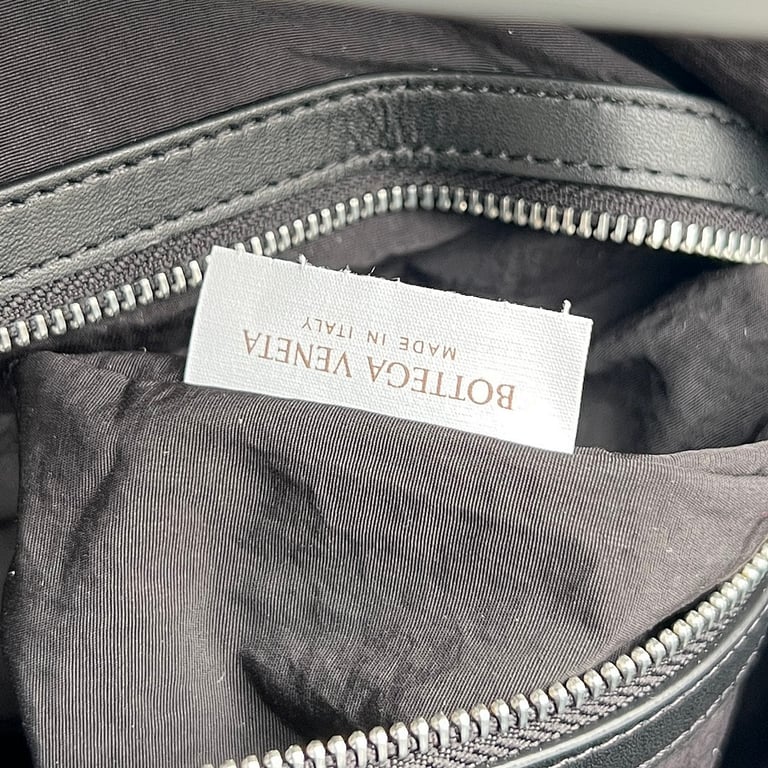 Bottega Veneta Intrecciato Leather Backpack 766580 Black - 5