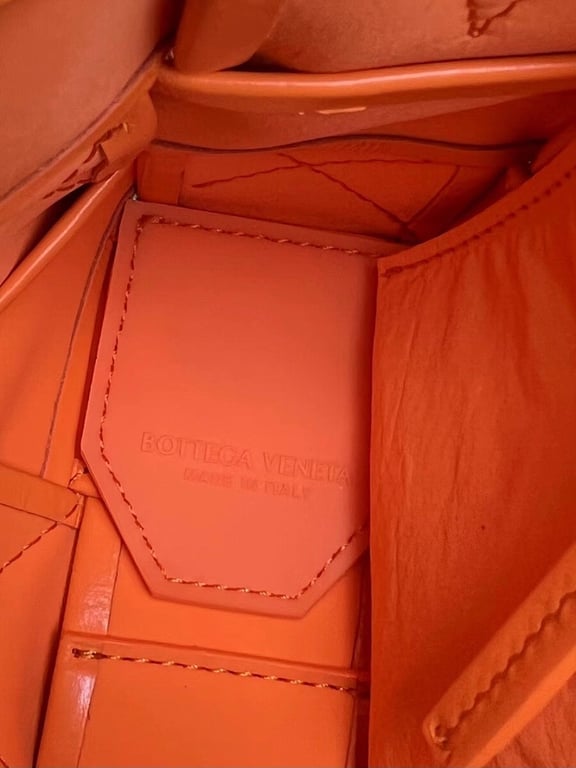 Bottega Veneta Cassette Crossbody Bag Orange - 3
