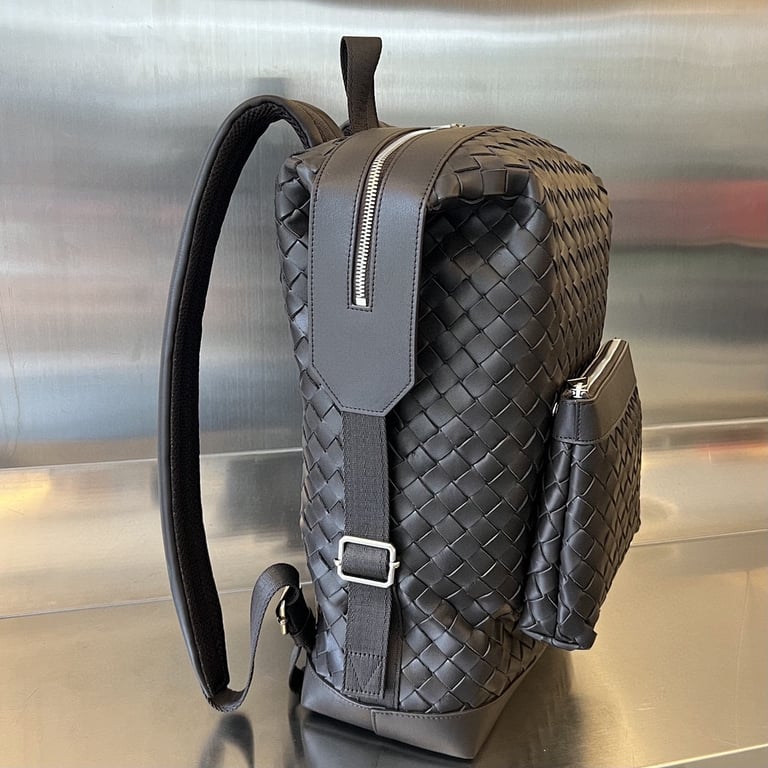 Bottega Veneta Intrecciato Leather Backpack 653118 - 9