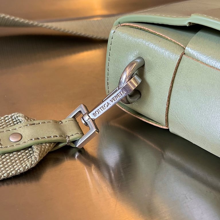 Bottega Veneta Cassette Crossbody Bag with Pouch Green - 6