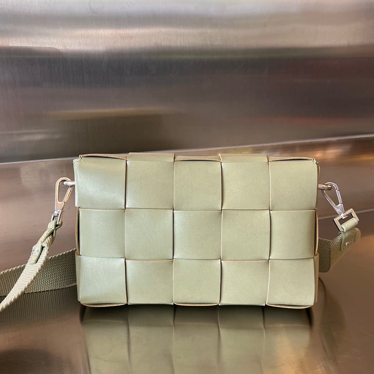 Bottega Veneta Cassette Crossbody Bag with Pouch Green - 9