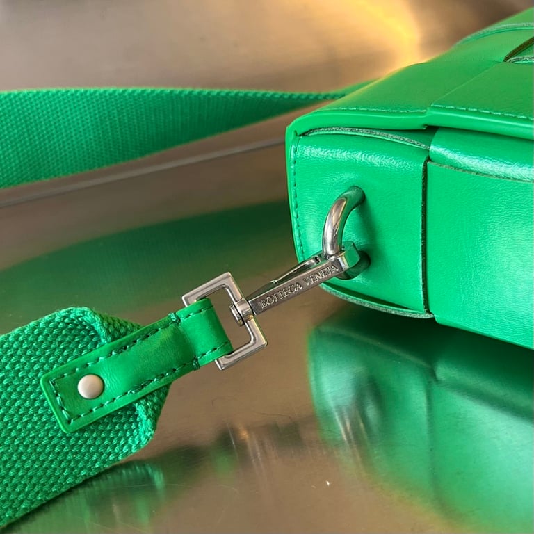 Bottega Veneta Cassette Crossbody Bag Green - 6