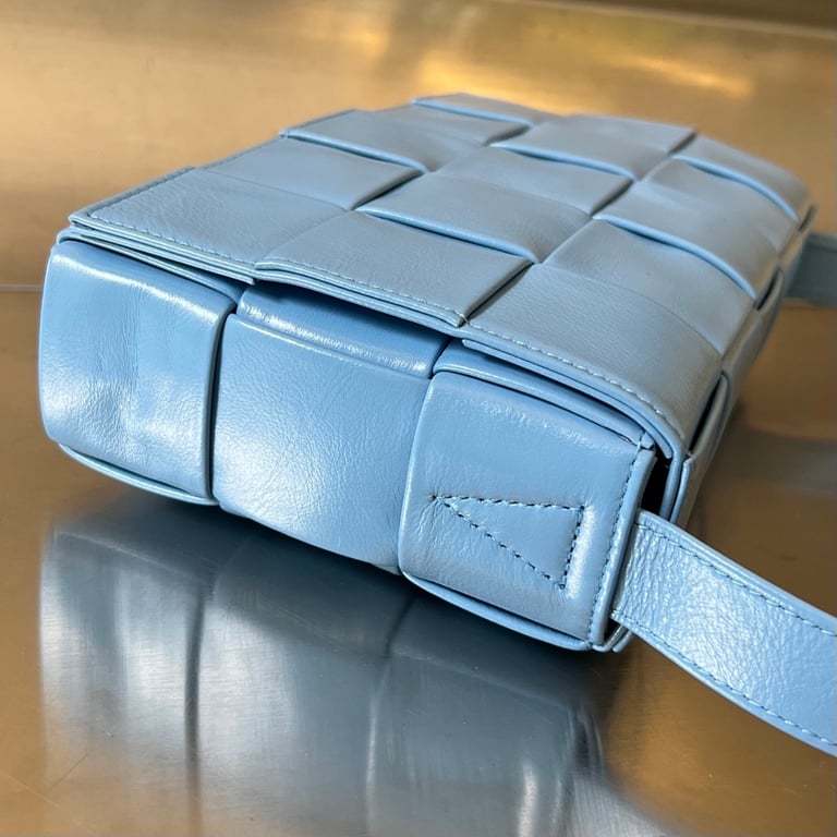 Bottega Veneta Cassette Bag Light Blue 667298 - 8
