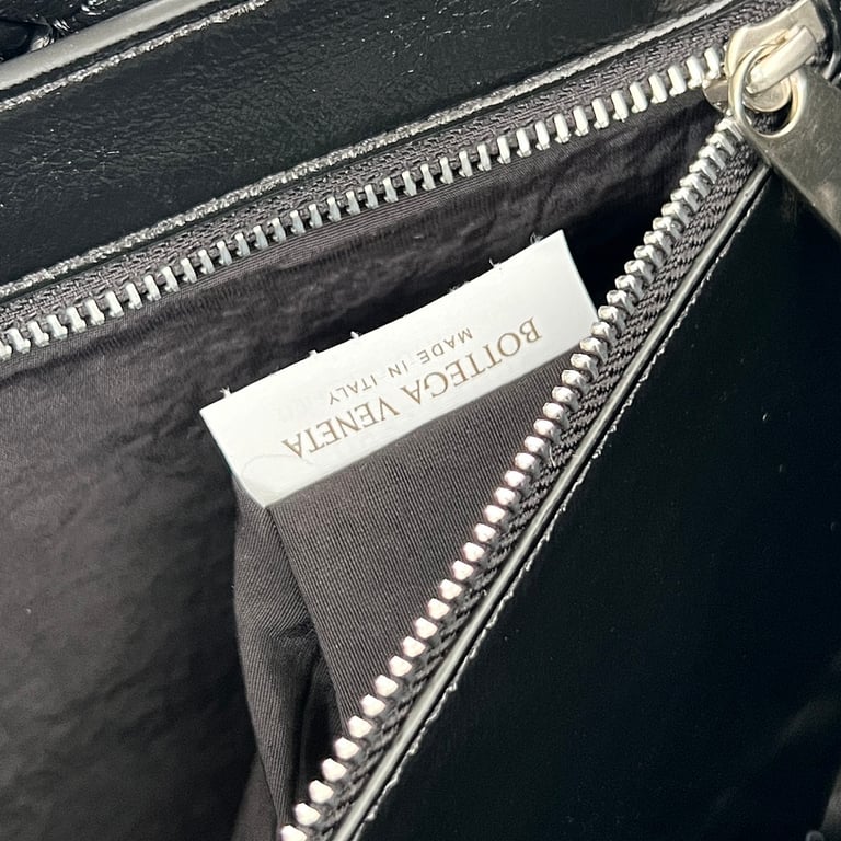 Bottega Veneta Rumple Shoulder Bag Black - 6