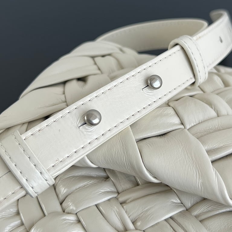 Bottega Veneta Rumple Crossbody Bag Sea Salt - 4