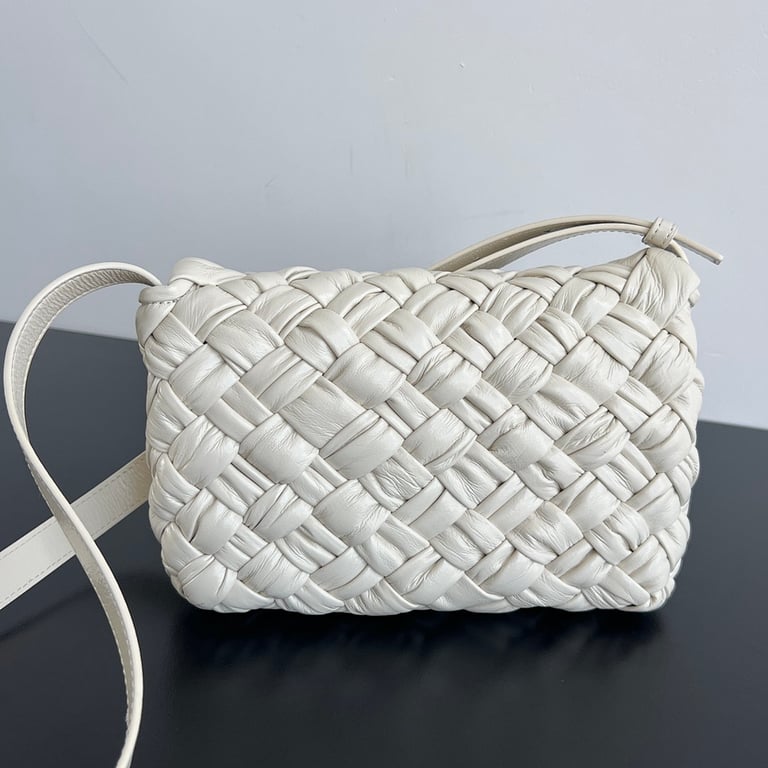 Bottega Veneta Rumple Crossbody Bag Sea Salt - 9