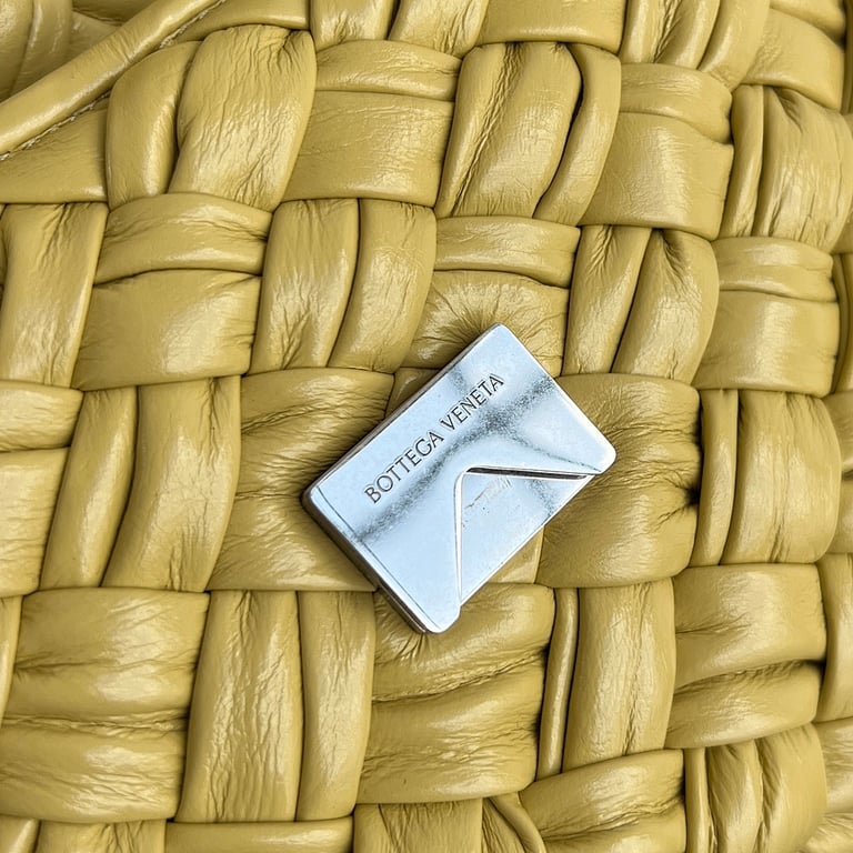 Bottega Veneta Rumple Woven Leather Bag Yellow - 3