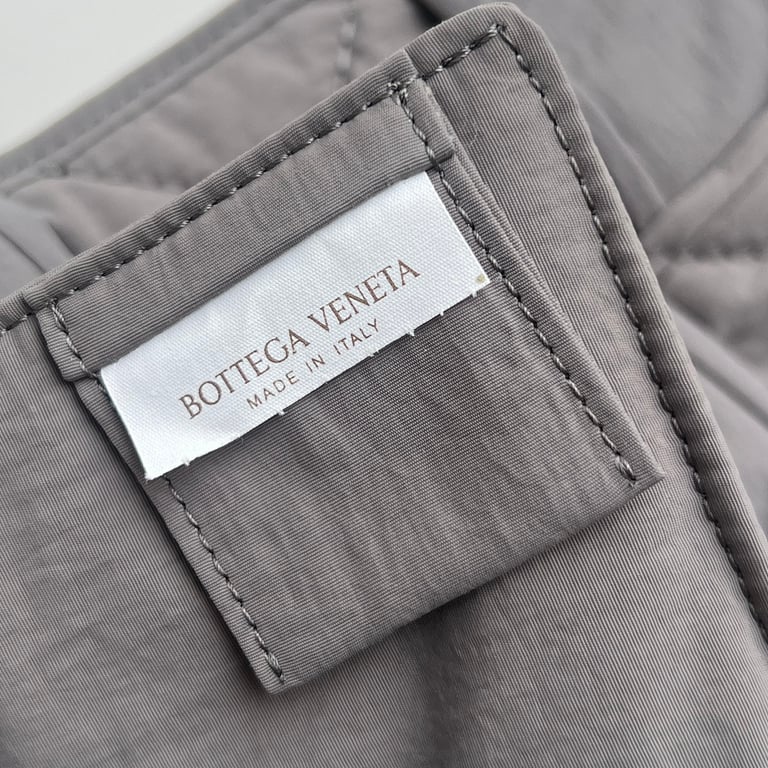 Bottega Veneta Padded Cassette Nylon Bag Grey - 3
