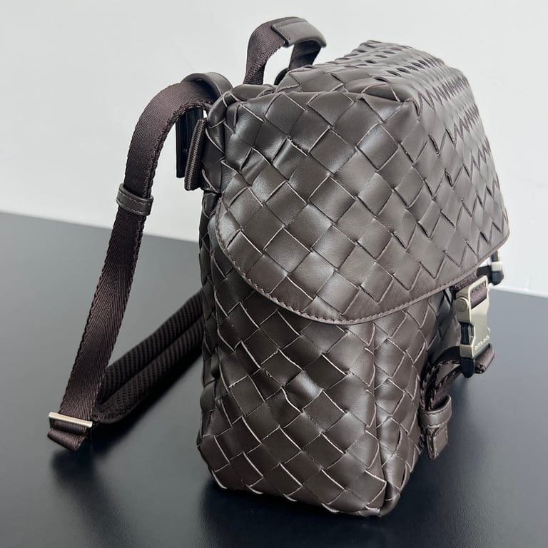 Bottega Veneta Postino Messenger Bag Brown - 9