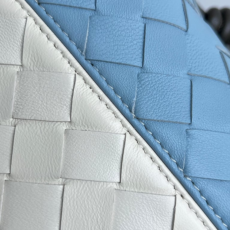 Bottega Veneta Loop Camera Bag Blue White - 4