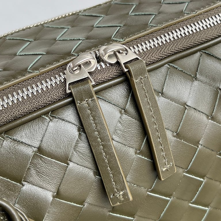 Bottega Veneta Getaway Intrecciato Briefcase Green - 5