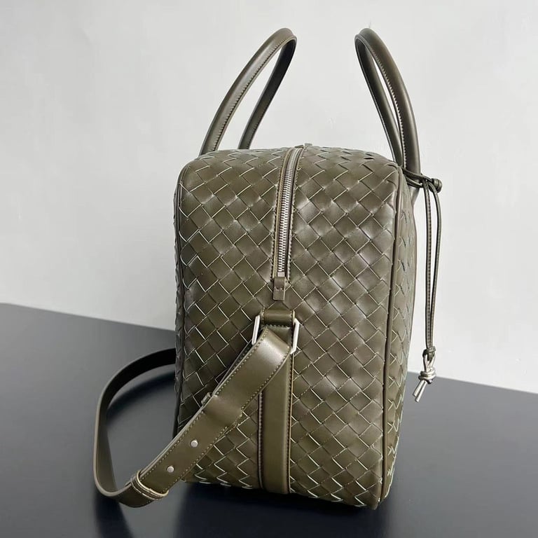 Bottega Veneta Intrecciato Travel Bag 766372 Olive - 9