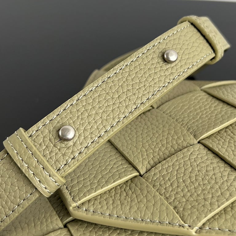 Bottega Veneta Cobble Crossbody Bag Travertine Green - 4