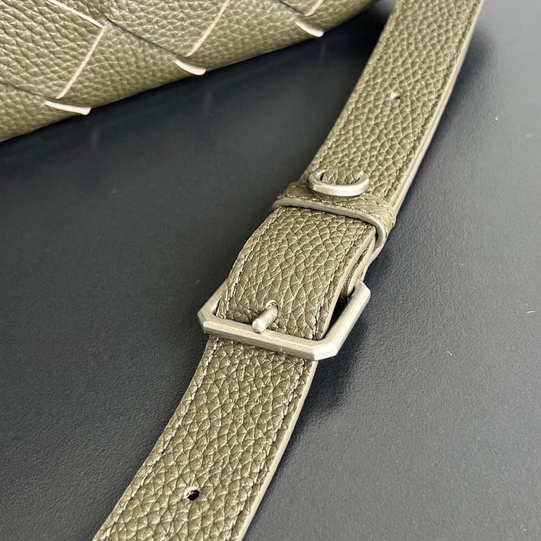 Bottega Veneta Intrecciato Camera Bag Khaki - 4
