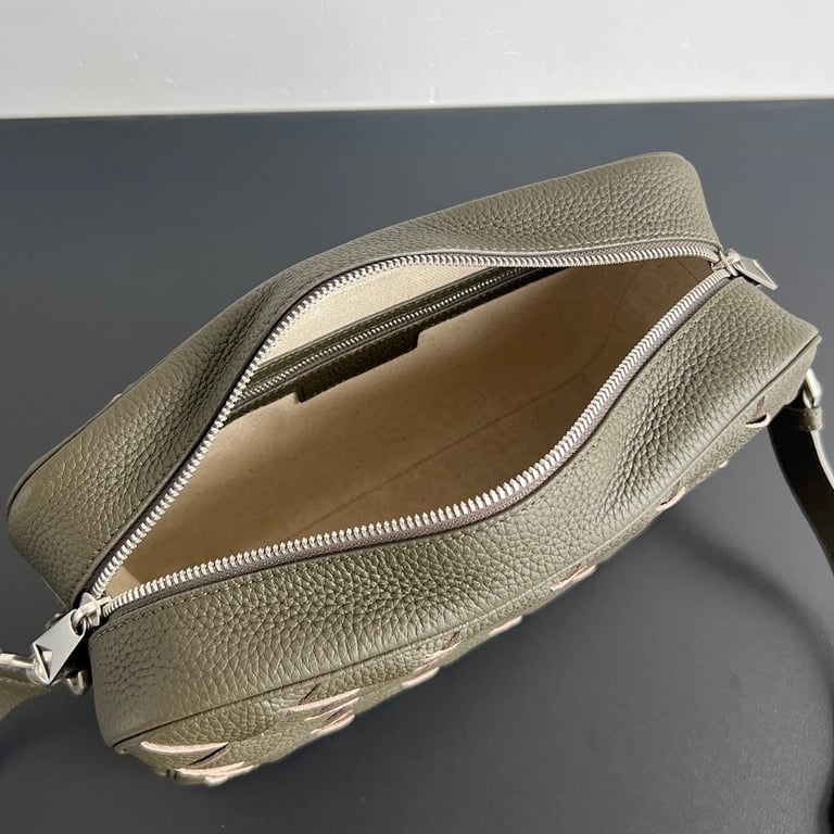 Bottega Veneta Intrecciato Camera Bag Khaki - 6
