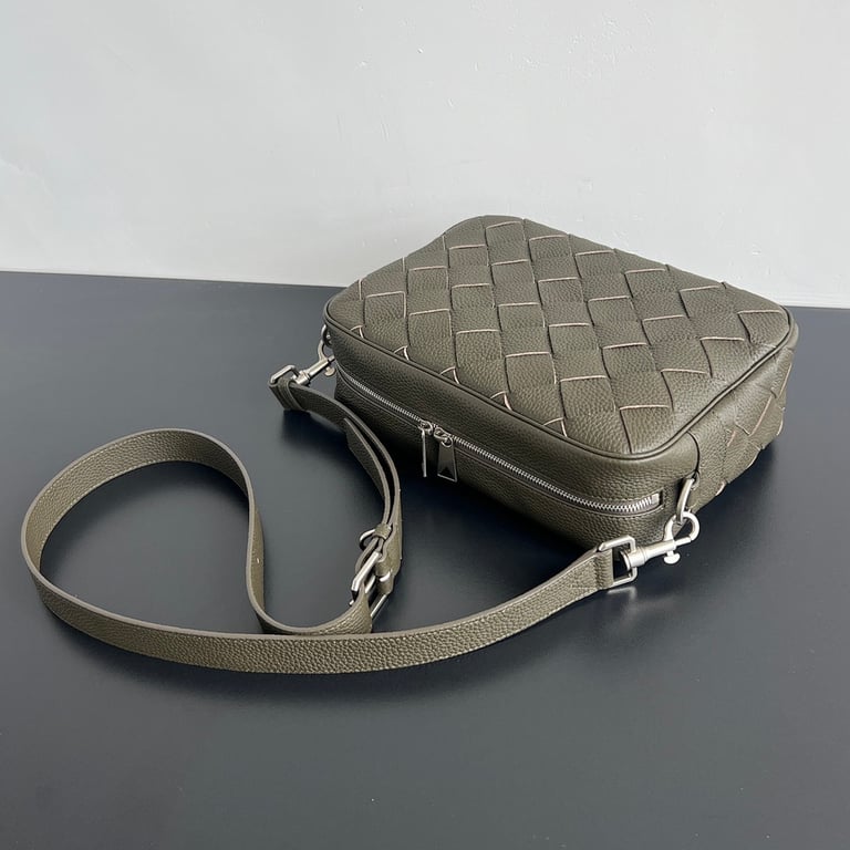 Bottega Veneta Intrecciato Camera Bag Khaki - 7