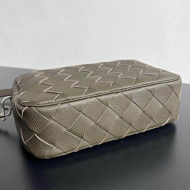Bottega Veneta Intrecciato Camera Bag Khaki - 8