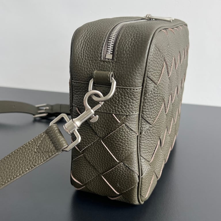 Bottega Veneta Intrecciato Camera Bag Khaki - 9