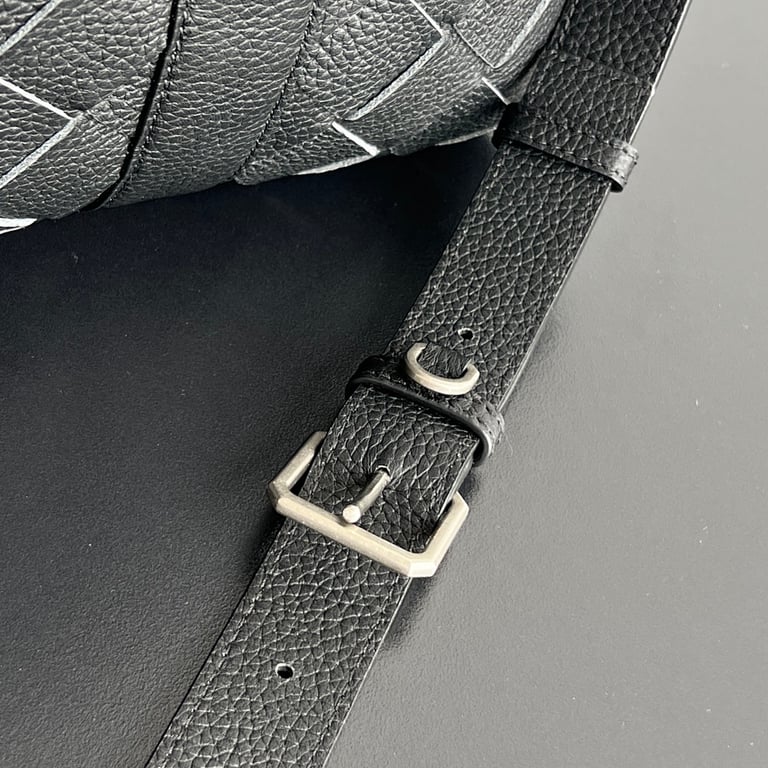 Bottega Veneta Intrecciato Leather Briefcase Black 799765 - 4