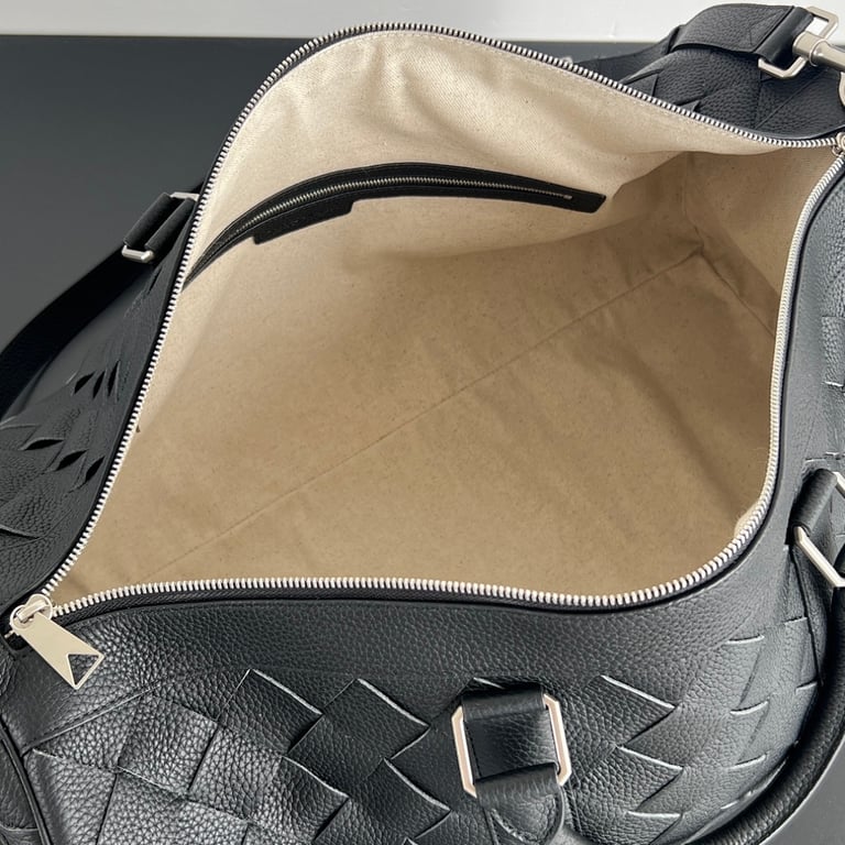 Bottega Veneta Intrecciato Tour Duffle Bag Black - 6