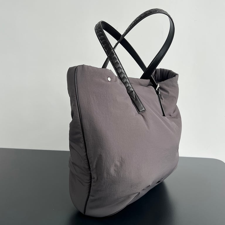 Bottega Veneta Nylon Tote Grey - 9