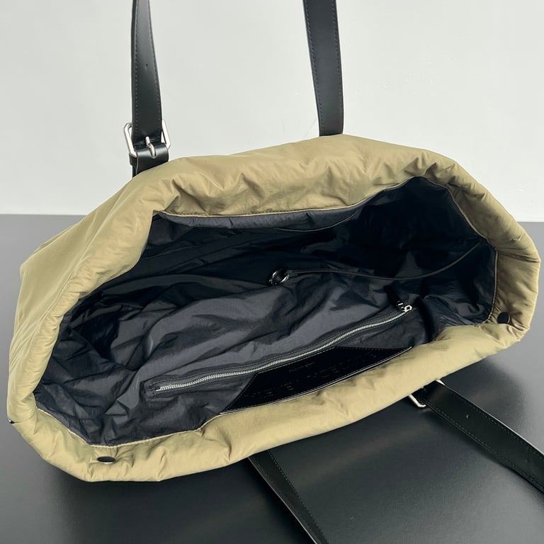 Bottega Veneta Padded Nylon Tote Khaki - 6