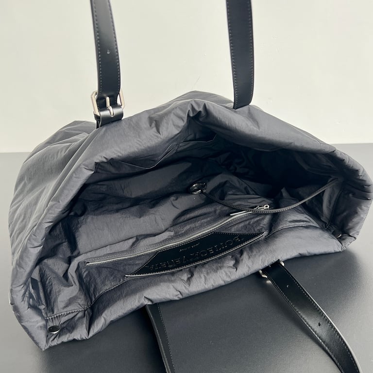 Bottega Veneta Padded Nylon Tote Black - 6