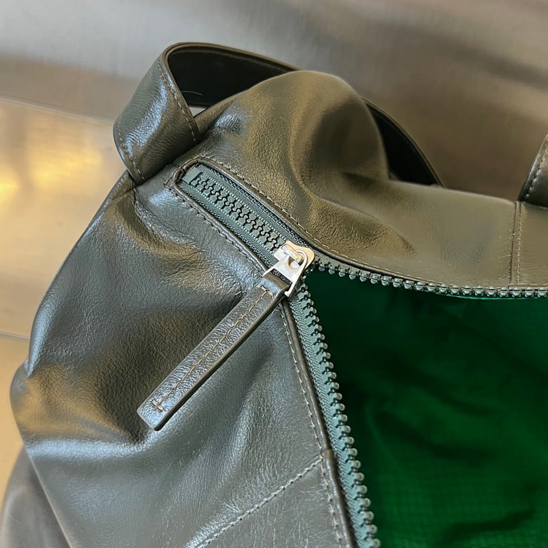 Bottega Veneta 731192 Duffle Bag Dark Green - 3