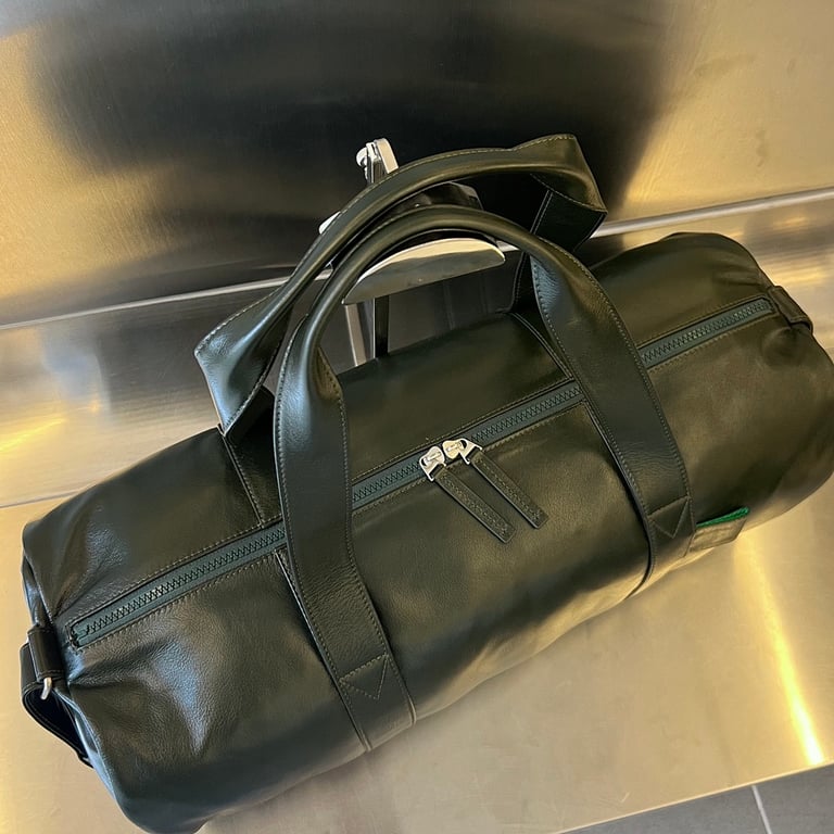 Bottega Veneta 731192 Duffle Bag Dark Green - 7
