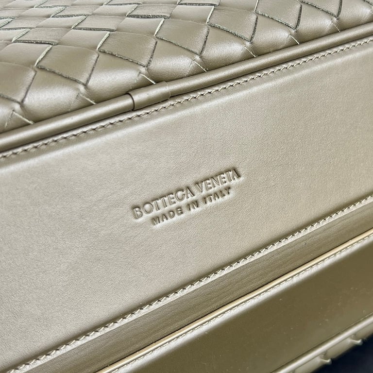 Bottega Veneta Intrecciato Leather Travel Bag 765620 Olive Green - 6
