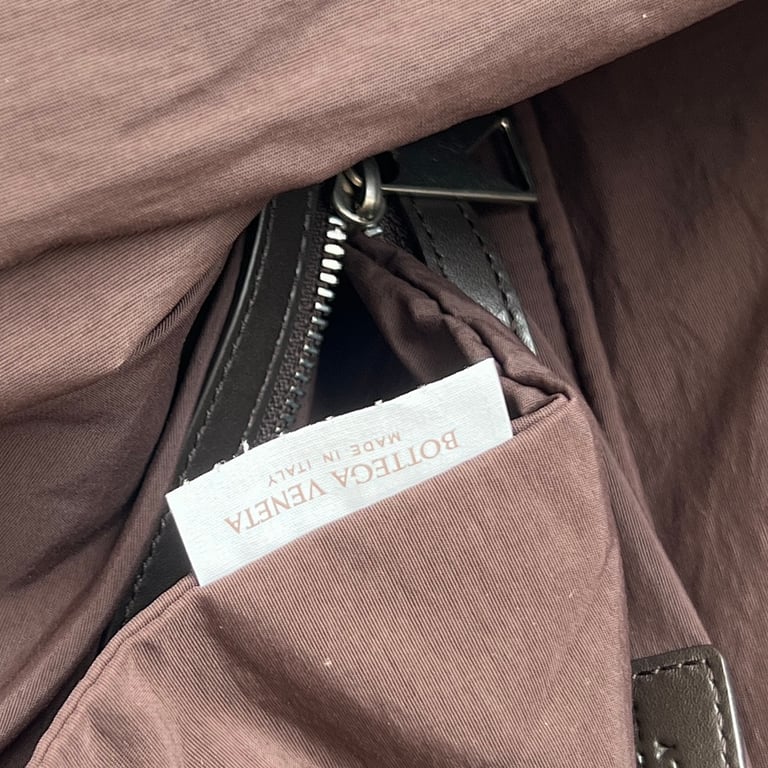 Bottega Veneta Intrecciato Leather Backpack Brown - 2