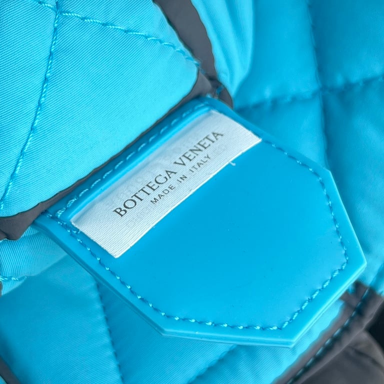 Bottega Veneta Padded Cassette Nylon Grey/Blue - 3