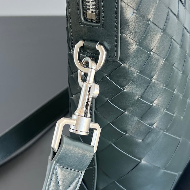 Bottega Veneta 778081 Intrecciato Briefcase Dark Green - 3