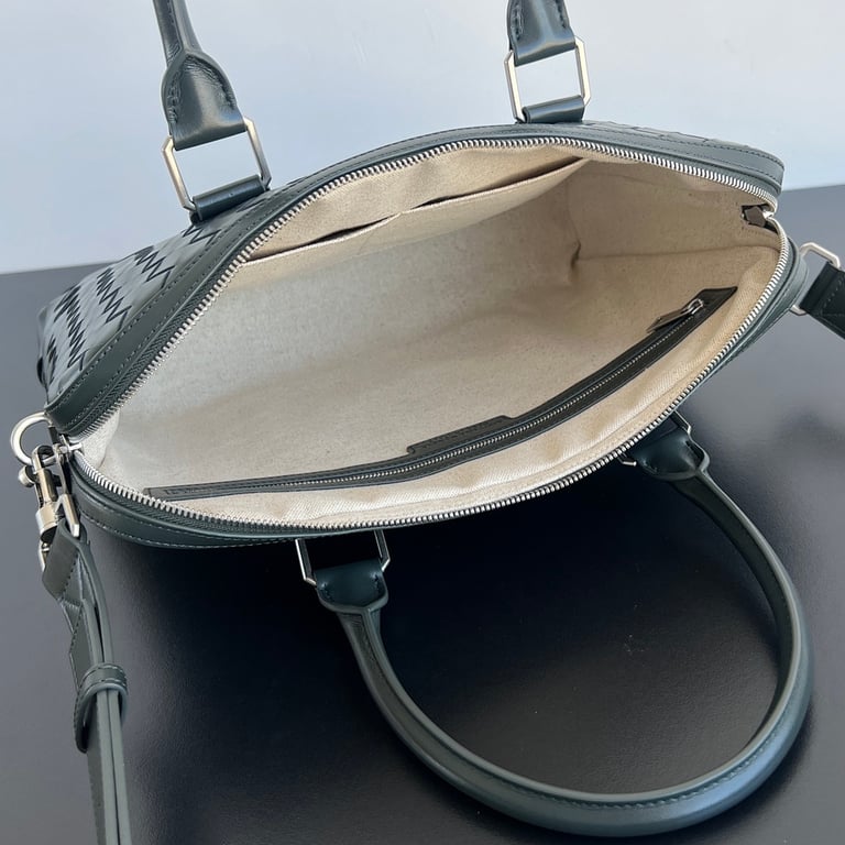 Bottega Veneta 778081 Intrecciato Briefcase Dark Green - 6