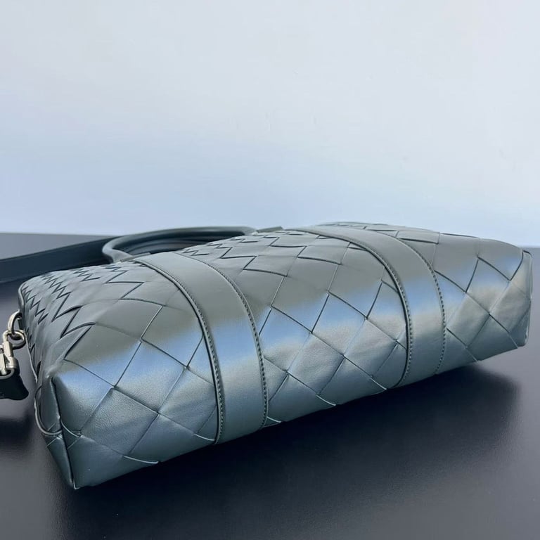 Bottega Veneta 778081 Intrecciato Briefcase Dark Green - 8