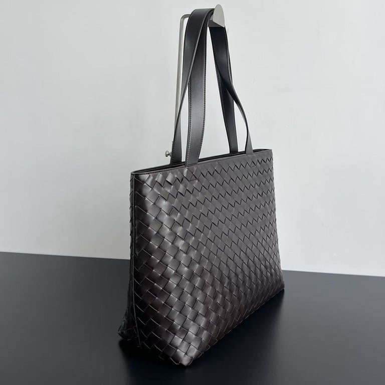 Bottega Veneta Large Intrecciato Tote Black Brown - 9