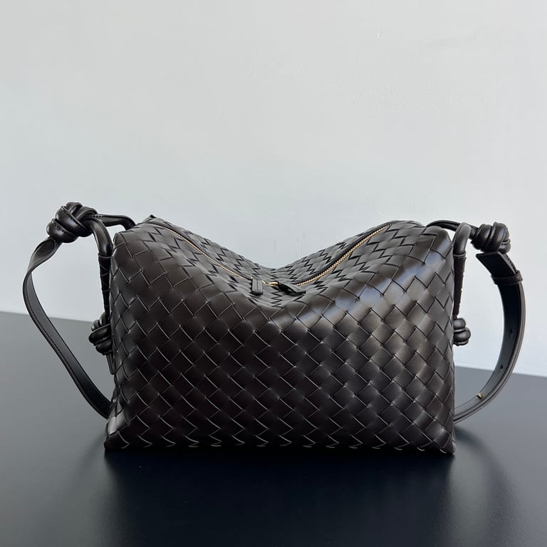 Bottega Veneta Loop Camera Bag Dark Brown - 9