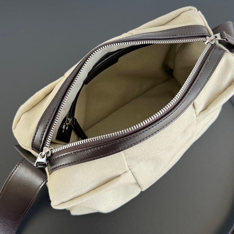 Bottega Veneta Cassette Canvas Camera Bag 787547 - 4