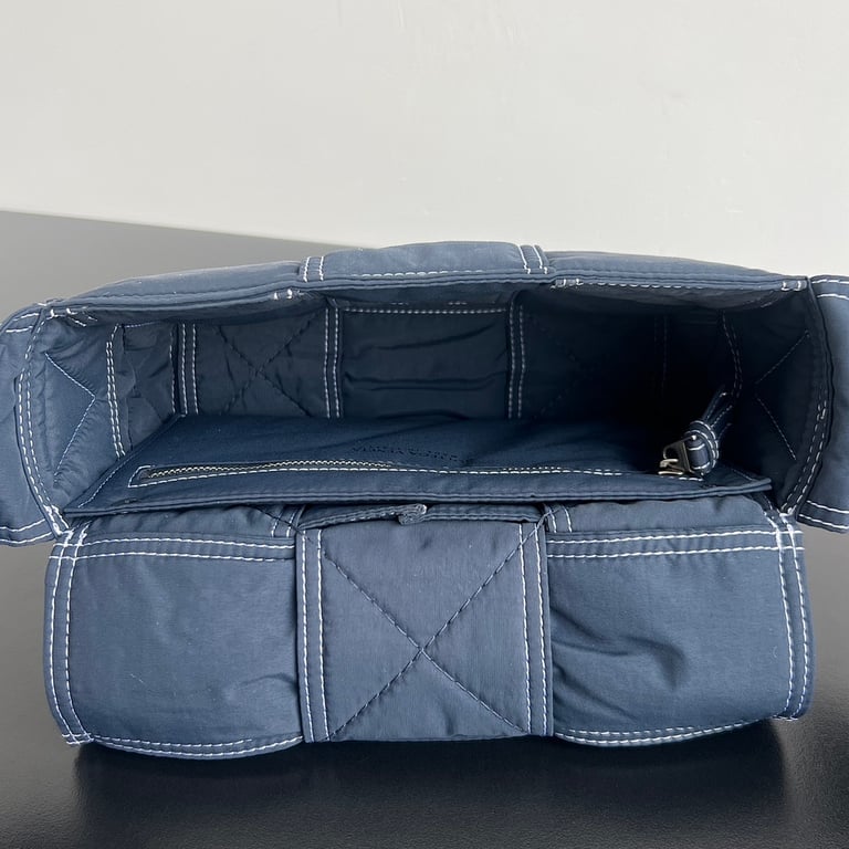 Bottega Veneta Padded Cassette Nylon Blue - 5