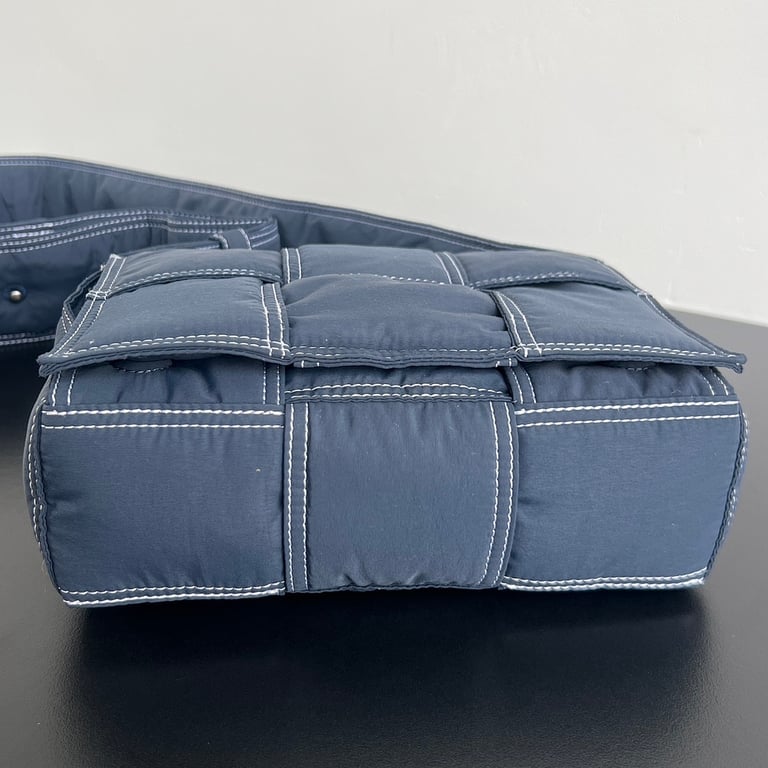Bottega Veneta Padded Cassette Nylon Blue - 7