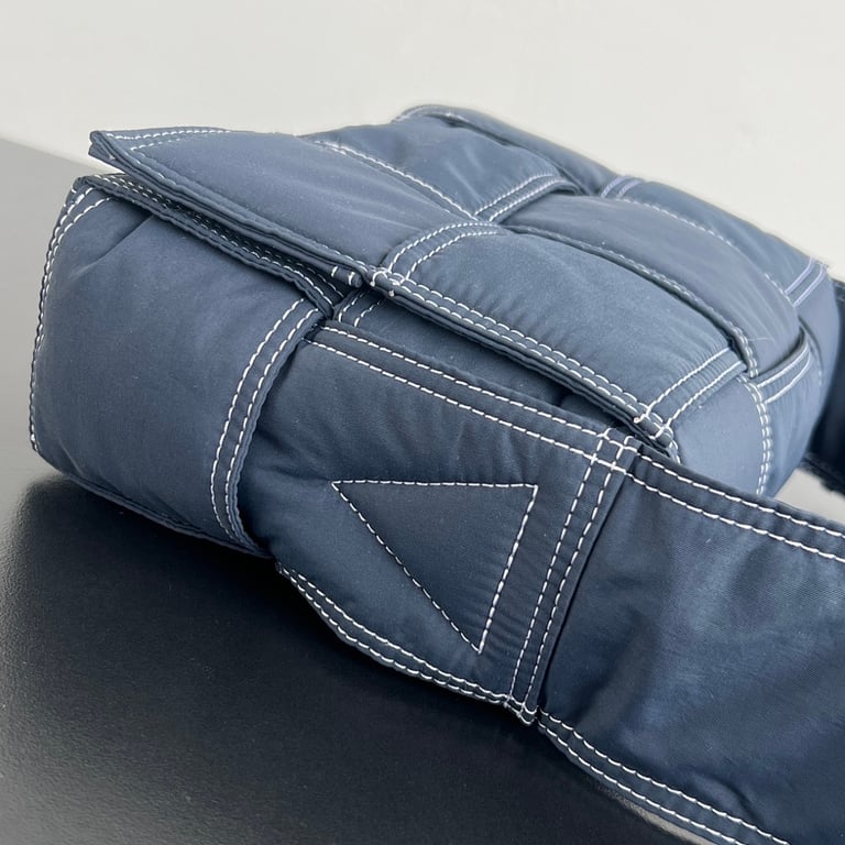 Bottega Veneta Padded Cassette Nylon Blue - 8