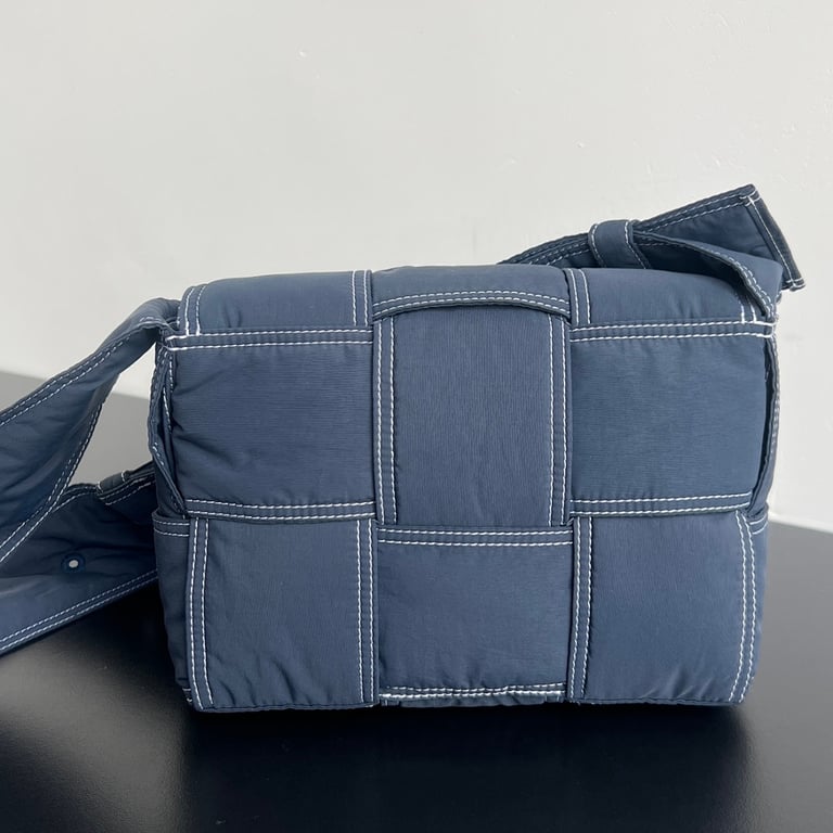 Bottega Veneta Padded Cassette Nylon Blue - 9