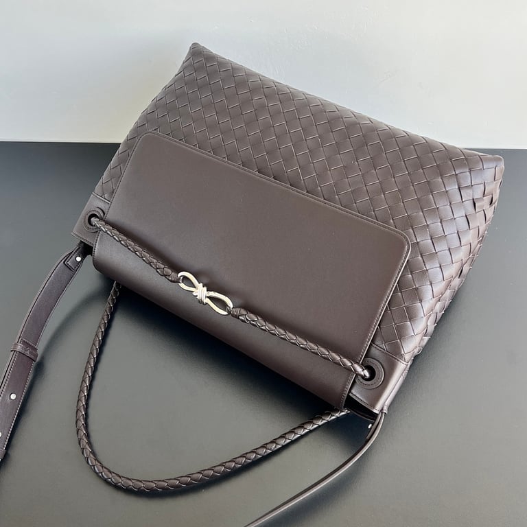 Bottega Veneta Large Andiamo Bag Brown - 6