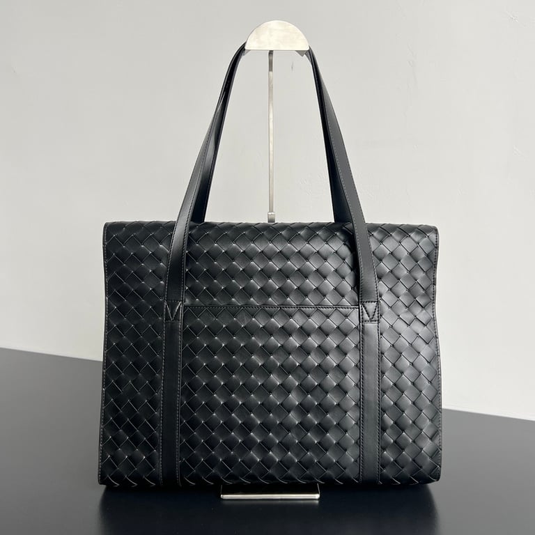 Bottega Veneta Intrecciato Briefcase 795102 Black - 8
